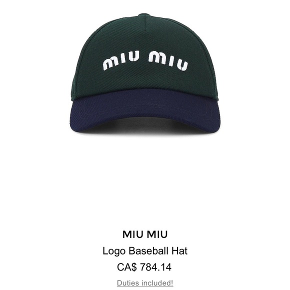 Authentic miu miu ballhat - Picture 2 of 5